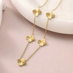 Collier trèfles multiples