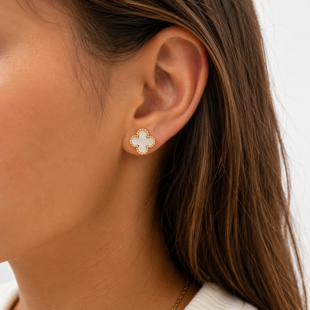 Boucles d’oreilles LUNA nacre